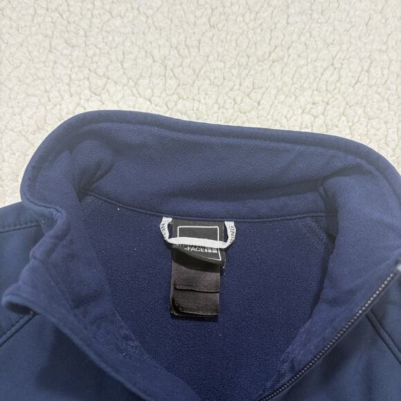 North Face Apex Bionic Jacket Womens Small Navy Softshell Full Zip Fleece Lined - Picture 2 of 7